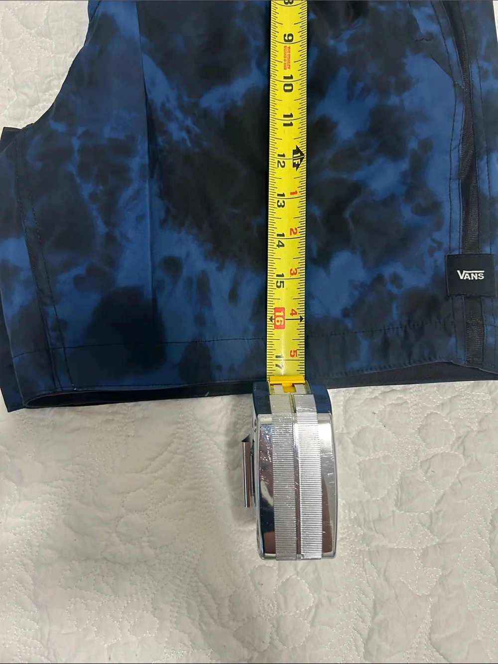 Vans Men's Blue Tie-Dye Swim Shorts